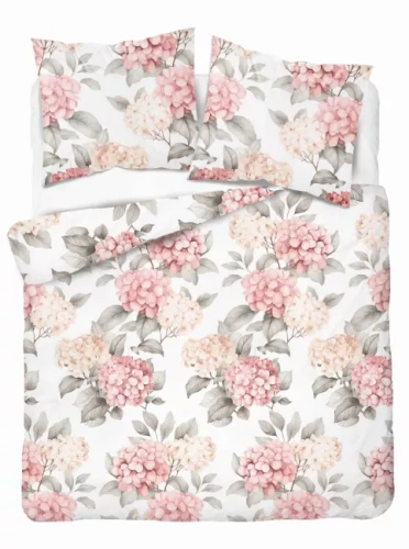 5488 A Detexpol Satin Stories сатенено спално бельо розово | 100% памук, сатенирана тъкан, цип, подаръчна опаковка