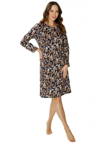 86675 Нощница Lucy Seagull, кафява щампа