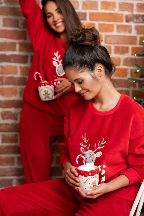 Sensis Harriet Дамска пижама - червена