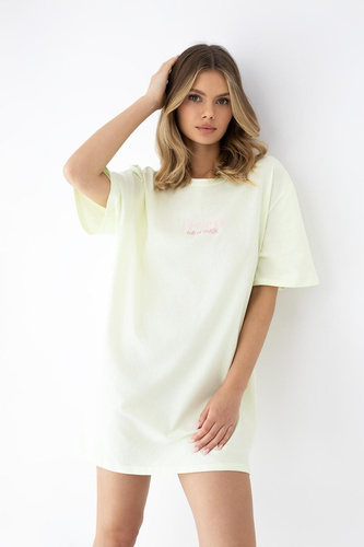 Нощница Savanna Sensis лимонена памучна лека и удобна