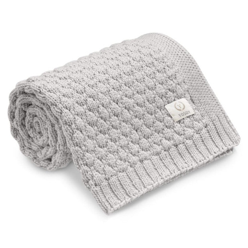 Одеяло от мериносова вълна Bubbles Yosoy, кремав меланж – естествено, хипоалергенно, двустранно