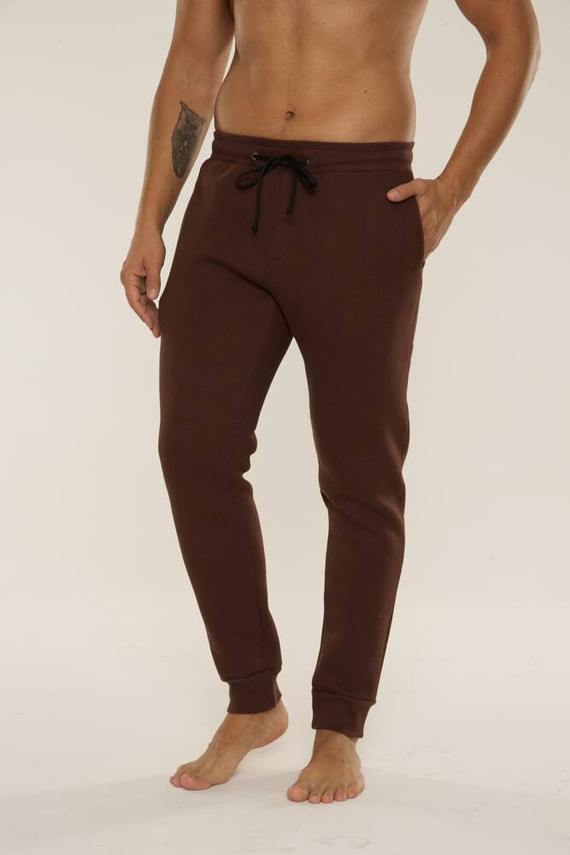 813 Indigo Мъжки спортен костюм от De Lafense - шоколад