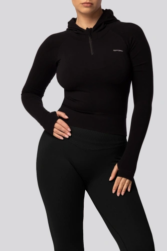 Клин push-up Spaio PRO висок талия плътен моделиращ black