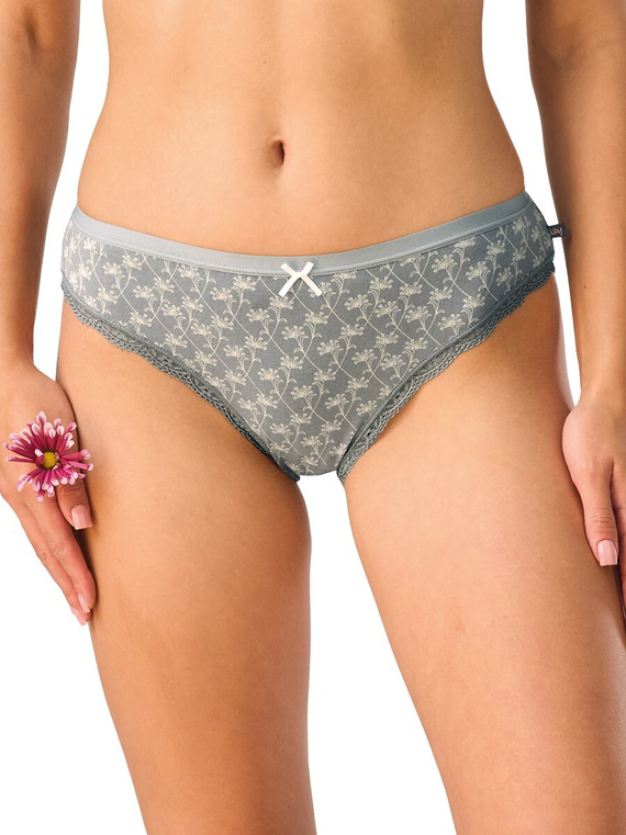 Дамски памучни бикини Key LPR 656 B26 A2 Mini Bikini 2 броя с десен