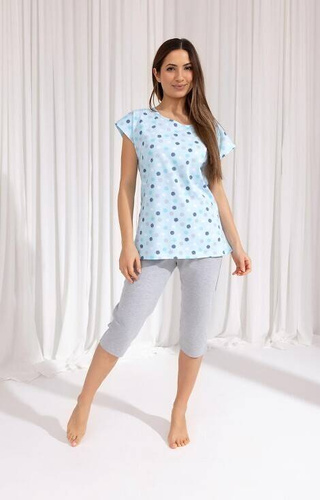 690 Дамска пижама Regina, зелена