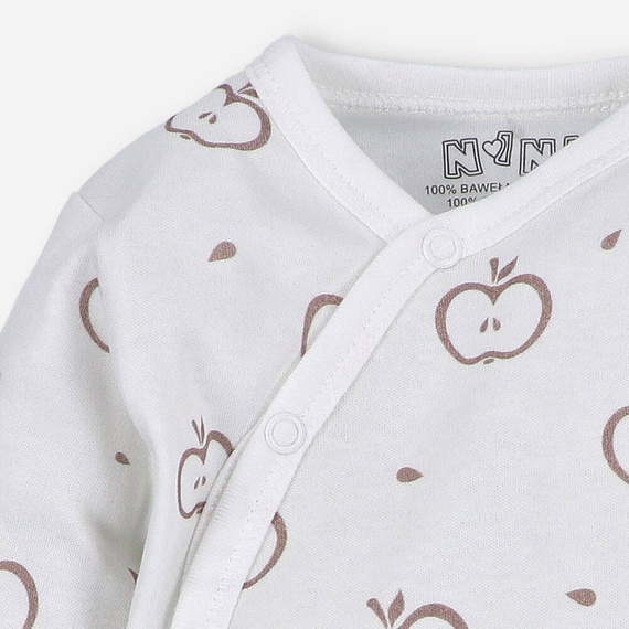 ABN-5291/JAB Боди с плик от органичен памук Happy Apples Нини принт