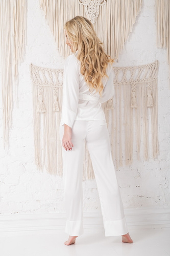 Perai Дамски пижамен комплект Kalimo - екрю