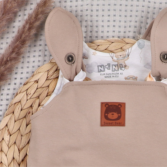 Бебешки гащеризон ABN-5515 Sky Journey Nini - изработен от органичен памук