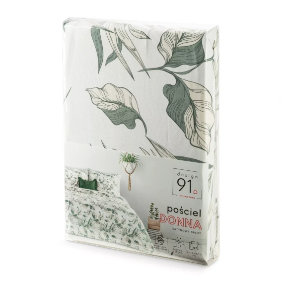 Спално бельо Donna Design 91 с цветя двулицево меко с цип