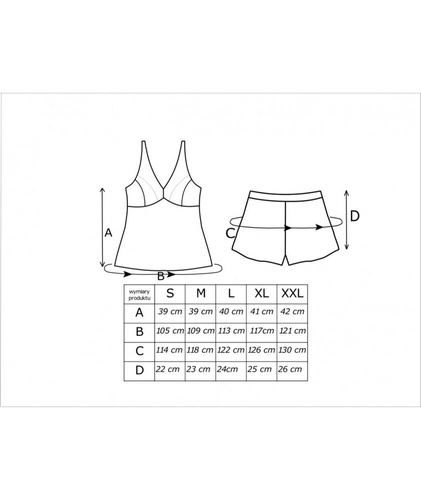 Дамска пижама Mari 1/2 Donna - екрю