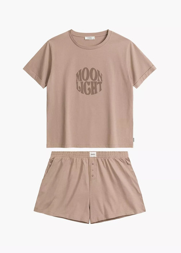 NLP-487 Дамска пижама Atlantic - бежова