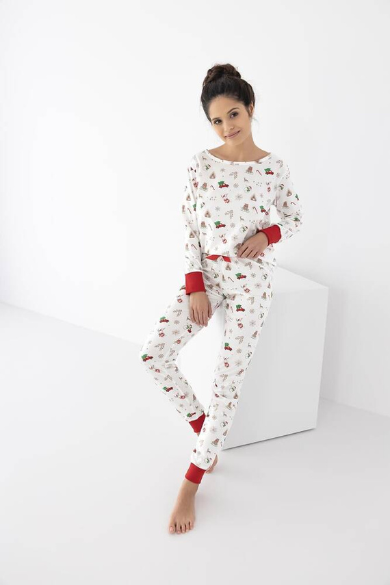 Дамска пижама Samantha Sensis -ecru