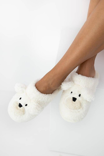 Дамски чехли Mary Sensis - бели