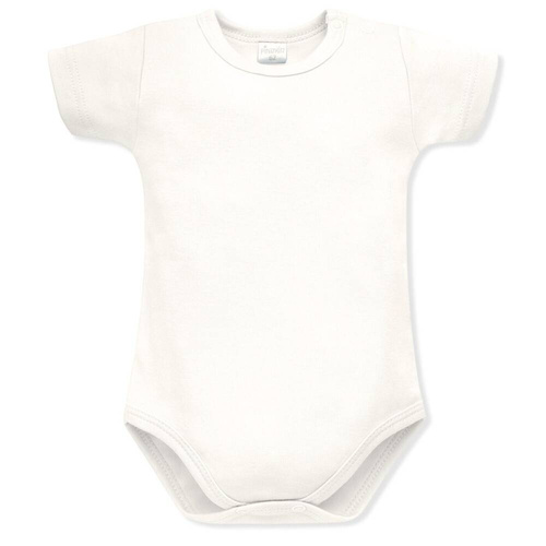 Прекрасно дневно боди с къс ръкав Пинокио ​​- екрю