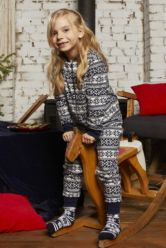 Детски гащеризон Alaska Италианска мода - тъмносин