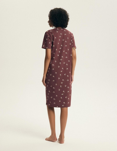 Нощница Henderson Evika 45304 – памучна, принт ягоди