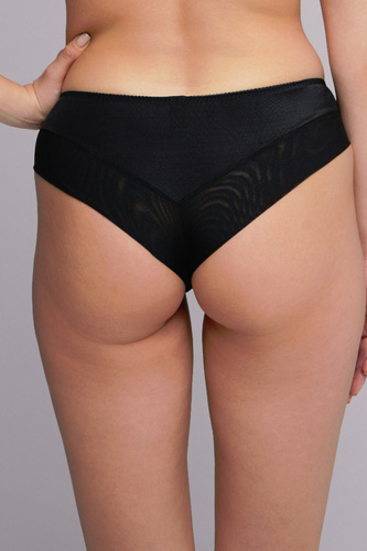 Бразилиани Ava 2256 black– гладка микрофибра, елегантна дантела, комфортна и сигурна посадка