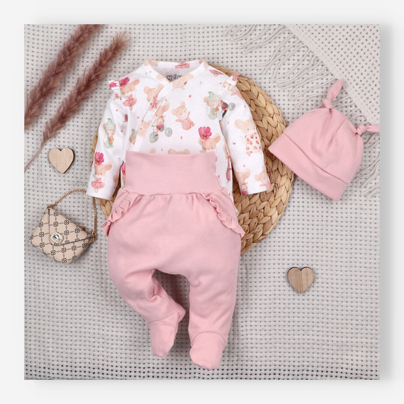 Боди Nini Little Mouse 100% органичен памук, произведено в Полша