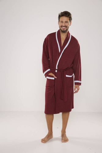 564 Мъжки халат Bruno De Lafense - бордо