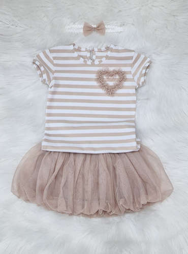 Бежова пола от тюл Gracja Bambarillo