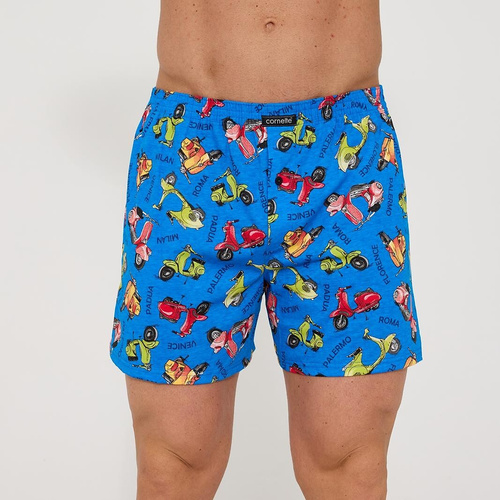 001/185 011/185 Vespa Мъжки боксерки Cornette Classic – 100% памук, свободен крой, шлиц с копче, комфорт за всеки ден