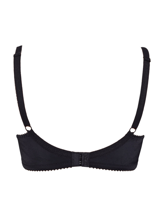 Donna 1962 Мек сутиен с банели от микрофибър, памук, черен