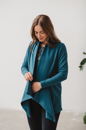 Жилетка за бременни Mama Wrap Milk&Love, тъмносиня