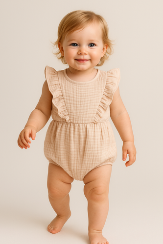 RA50215 Муселин гащеризон Mamatti - бежов