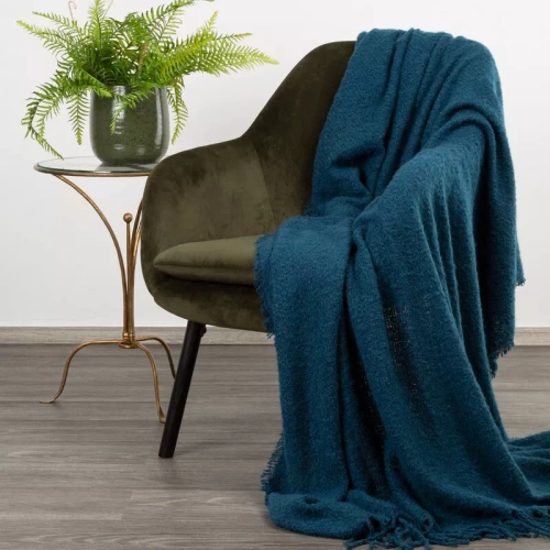 Bela Одеяло, кувертюра имитираща бутилка, Eurofirany, морско синьо