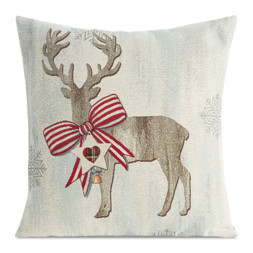 Chp 322 Коледен гоблен калъфка за възглавница еленчета Европердета естествени