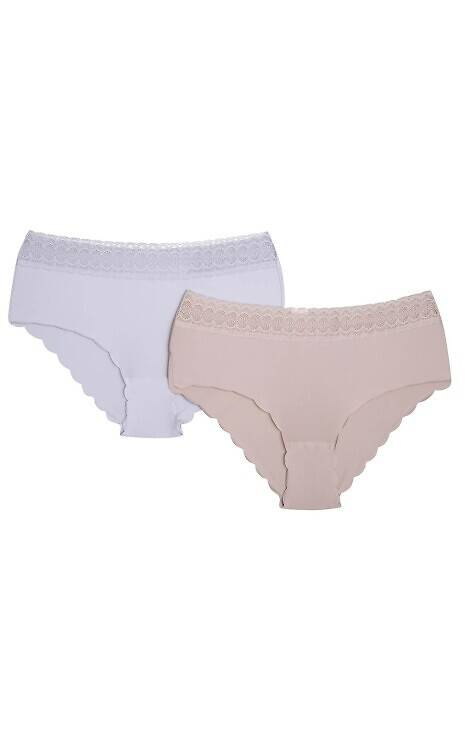 42826 Дамски слипове Polly 2 2 бр Henderson - лилаво-бежово