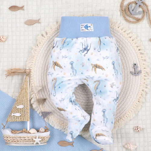 ABN-5456 Бебешки спални костюми Sea Of Joy Nini – органичен памук, ластик на талията