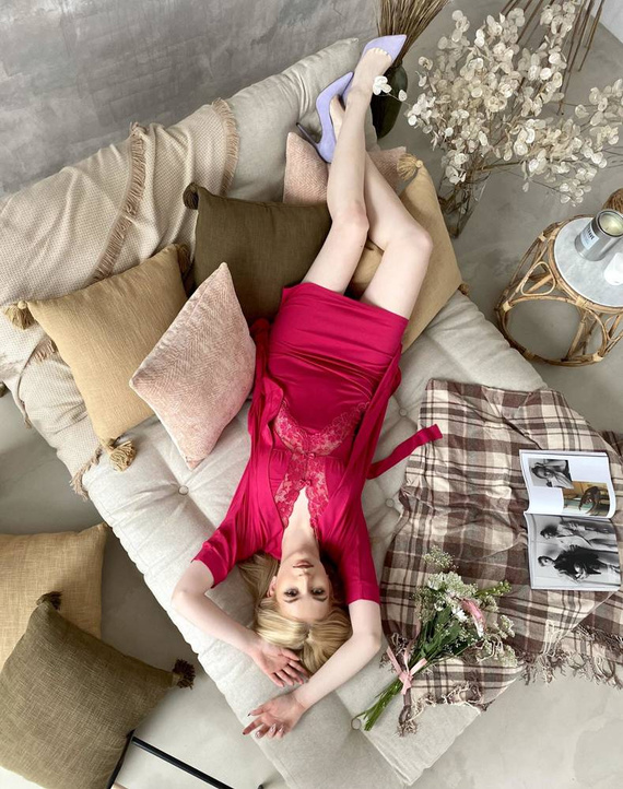 879 Agnes Forex нощница - амарант