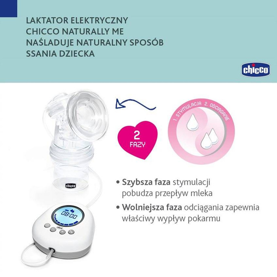 Laktator elektryczny  Naturally Me Chicco