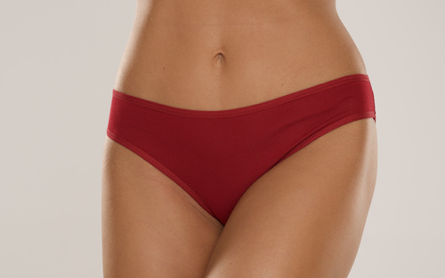 004 Limited Дамски бикини De Lafense - класически, с ниска височина, вискоза - бордо