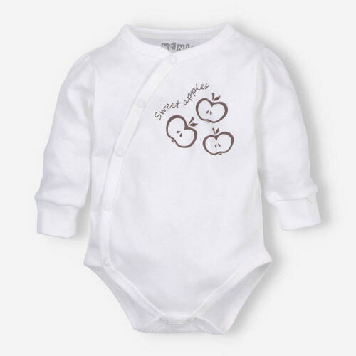 ABN-5292/ECR Боди с плик от органичен памук Happy Apples Nini екрю