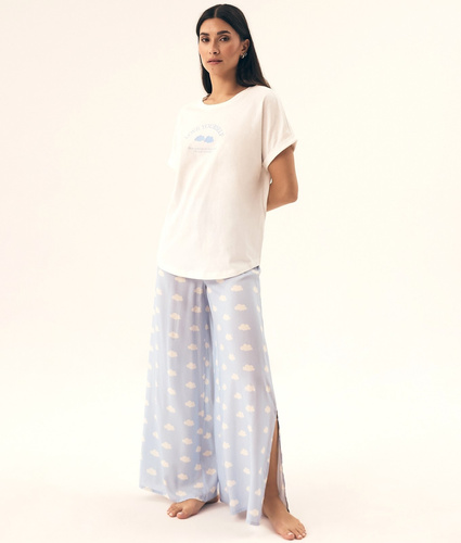 42730 Дамска пижама Nubes Henderson - кремава