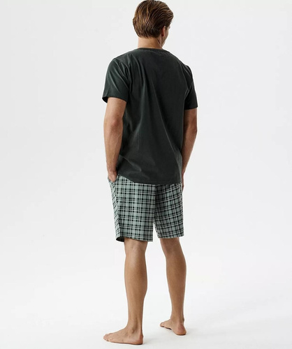 NMP-401 Лятна Мъжка Пижама 100% Памук Peach