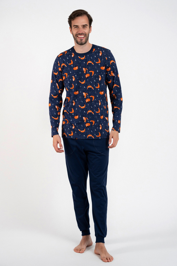 Witalis Мъжки пижами с дълъг ръкав, дълги панталони Италианска мода