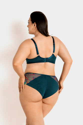 19233 Illusion Soft Milano – мек сутиен с цветна бродерия, прозрачна мрежа