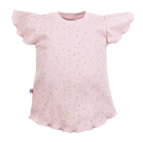 Блуза с къс ръкав Meadow Eevi - розова