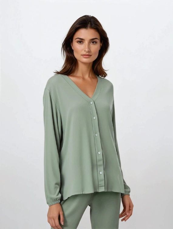 Pure Harmony Momenti Per Me ментова пижама с цип