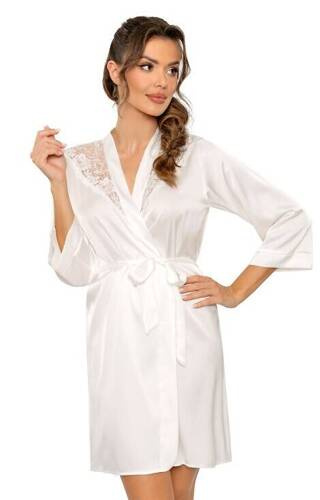 Дамски халат Mari Donna - екрю