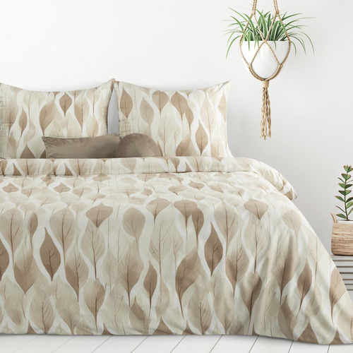 Спално бельо Dafne Design 91 с цветя двулицево меко с цип