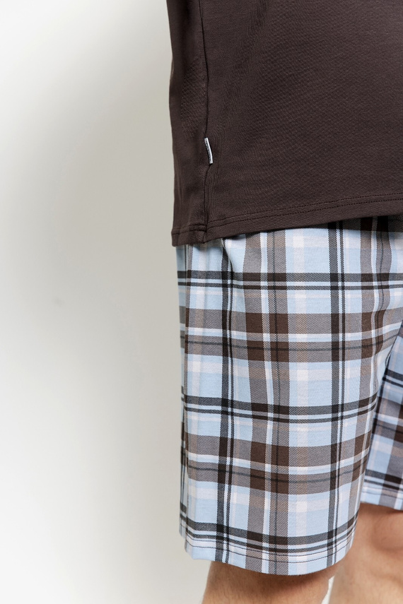 Taro 3578 Marcello мъжка пижама кафява – памук