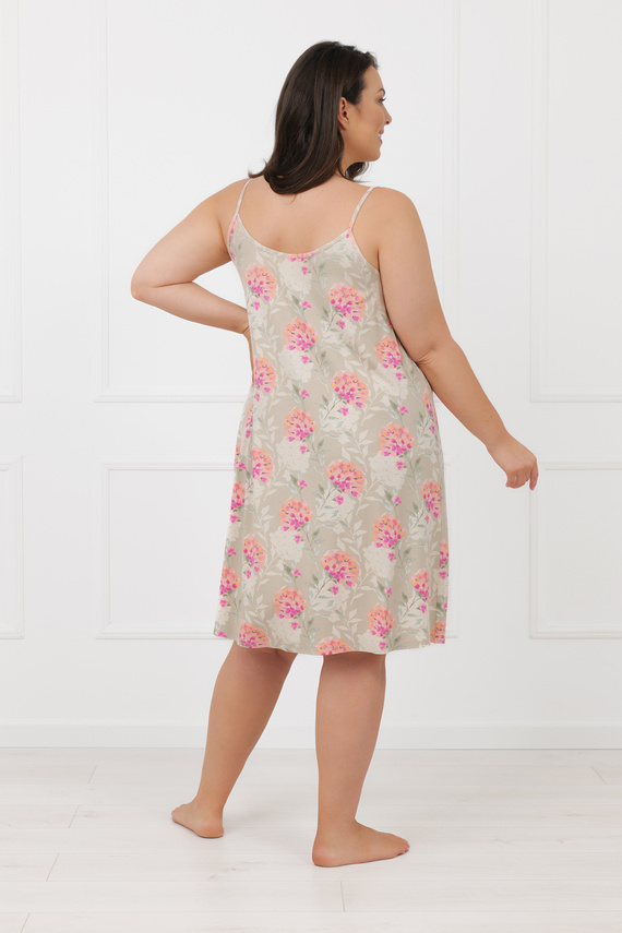 Нощница HARMONIA Italian Fashion тънки презрамки вискоза лято