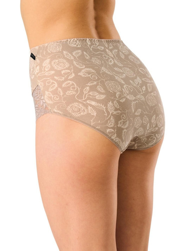 Figi LPF 599 Key бежови-мока maxi бикини – Висококачествен памук, елегантна дантела