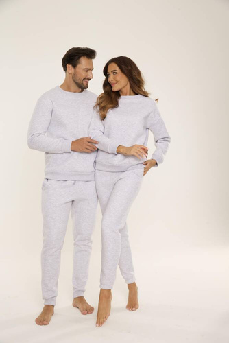 813 Indigo Мъжки спортен костюм от De Lafense - светъл меланж