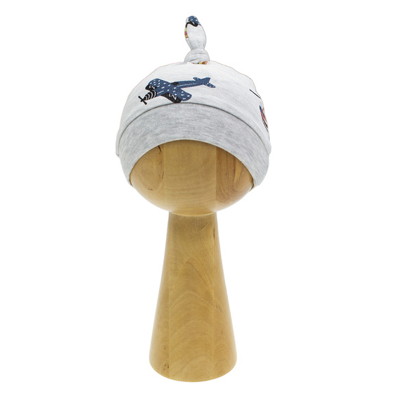 219054 Бебешка шапка Willy Nicol – памук, самолетчета, вързана