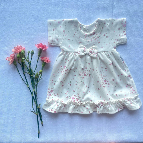 SK14332 Рокля с къс ръкав Mamatti